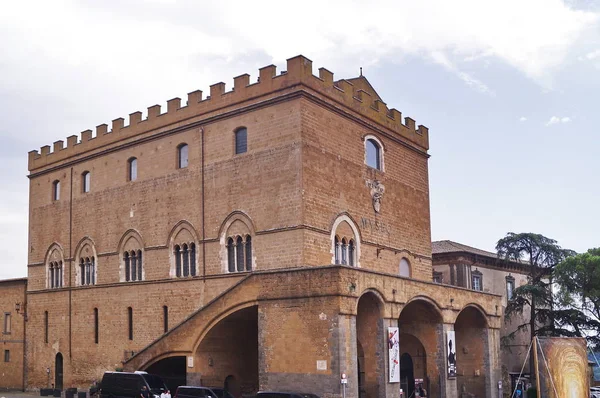 Palacio Soliano Orvieto Italia — Foto de Stock