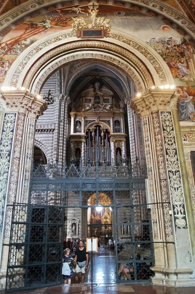 Interior Catedral Orvieto Italia — Foto de Stock