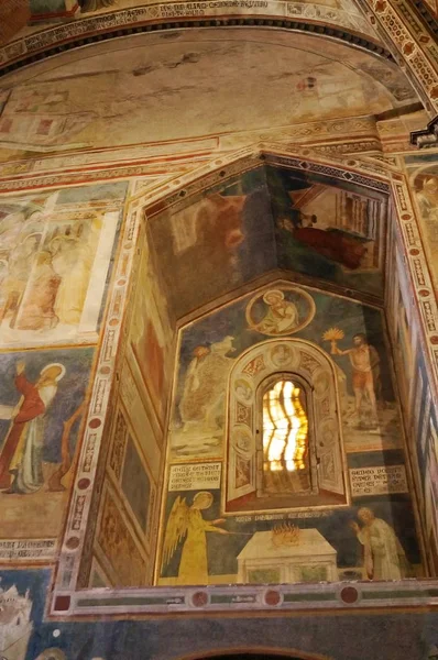 Affreschi All Interno Del Duomo Orvieto — Foto Stock