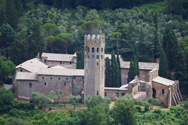 Badia Abbey Saints Severus Martyrdom Orvieto Italy — Stock Photo, Image