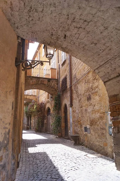 Typical Street Orvieto Italy — Stock Photo, Image