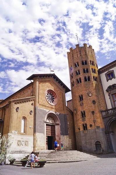 Kerk Van Heiligen Andrea Bartolomeo Orvieto Italië — Stockfoto