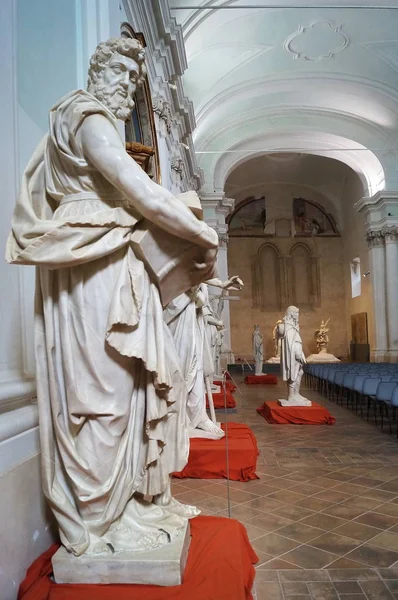 Intérieur Ancienne Église Saint Augustin Orvieto Italie — Photo