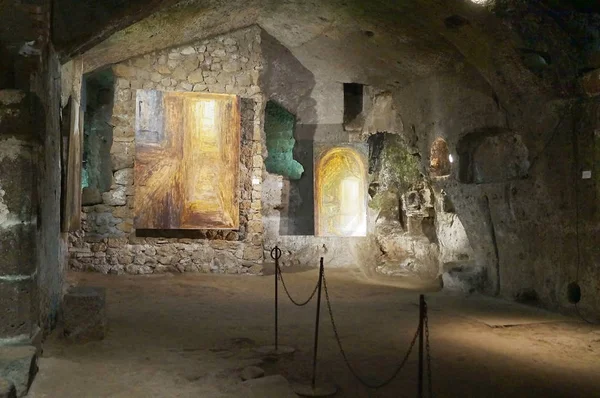 Underground Orvieto Itálie — Stock fotografie