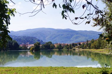 Montelleri Gölü, Vicchio, Toskana, İtalya