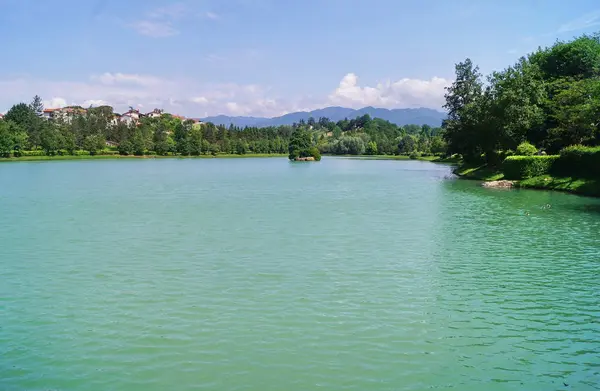 Montelleri Jezioro Vicchio Toskania Włochy — Zdjęcie stockowe