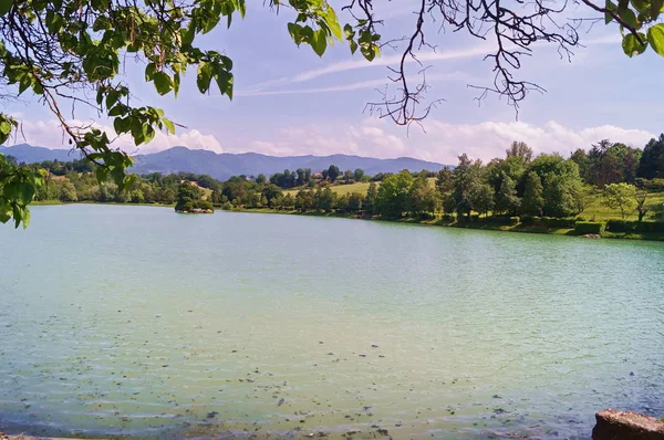 Montelleri Lake Vicchio Toscane Italië — Stockfoto