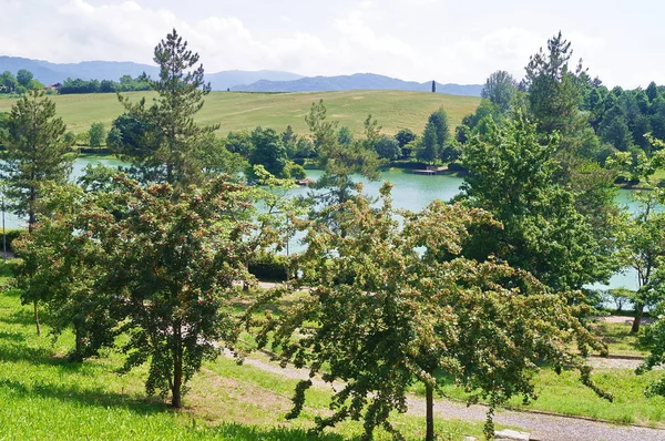 Montelleri Lake Vicchio Tuscany Italy — Stock Photo, Image