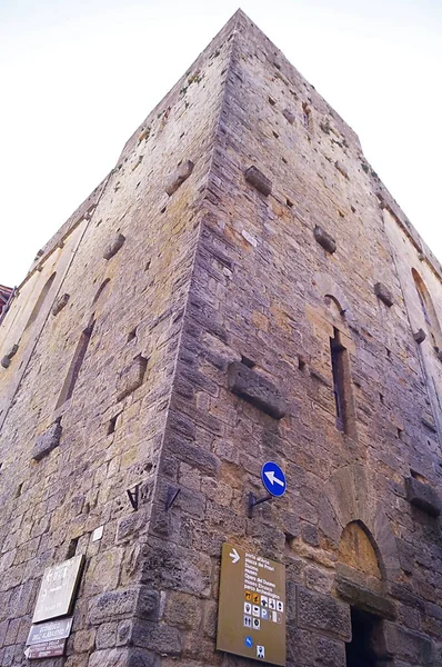 Casa Torre Toscano Volterra Toscana Italia — Foto de Stock