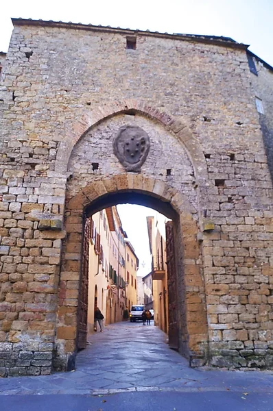 Floransa Kapısı Volterra Toskana Talya — Stok fotoğraf