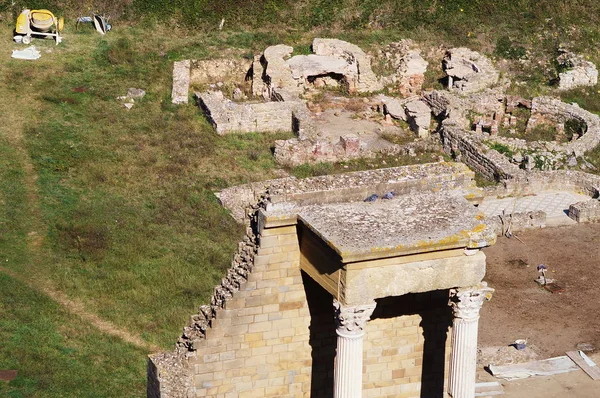 Ρωμαϊκό Θέατρο Της Volterra Τοσκάνη Ιταλία — Φωτογραφία Αρχείου