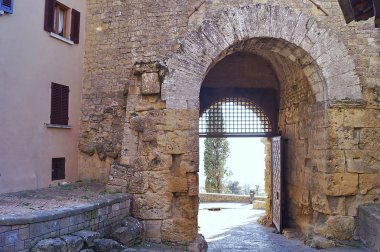 Arco kapısı, Volterra, Toskana, İtalya