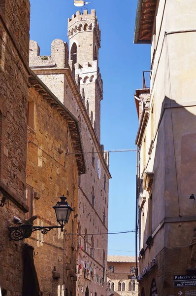 Priori Palace Volterra Toscana Italia —  Fotos de Stock