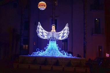 Noel ışıkları Salerno, İtalya