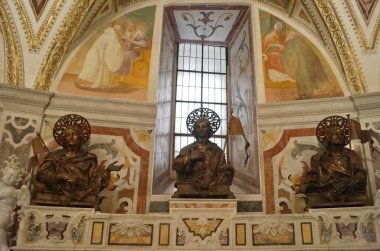 Salerno, İtalya katedral crypt