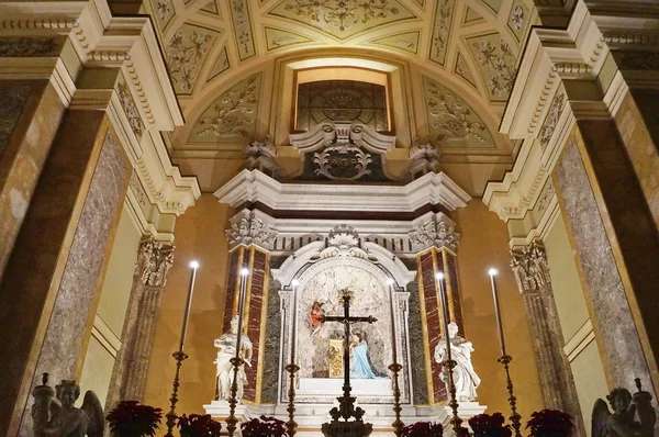Interior Catedral Salerno Italia —  Fotos de Stock