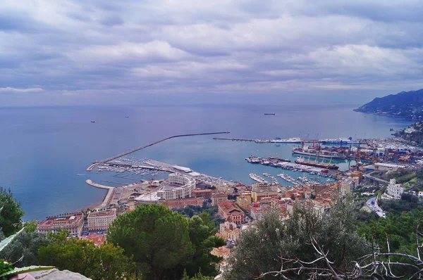 Vista Aérea Salerno Itália — Fotografia de Stock