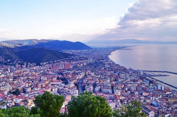 Vista Aérea Salerno Itália — Fotografia de Stock