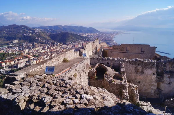 意大利Salerno Arechi城堡 — 图库照片