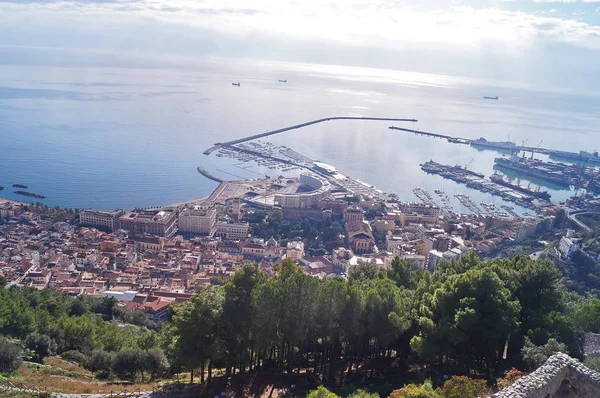 Vista Aérea Salerno Itália — Fotografia de Stock