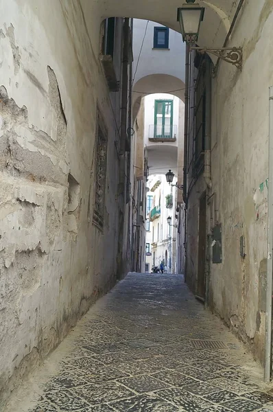 Beco Típico Cidade Velha Salerno Itália — Fotografia de Stock