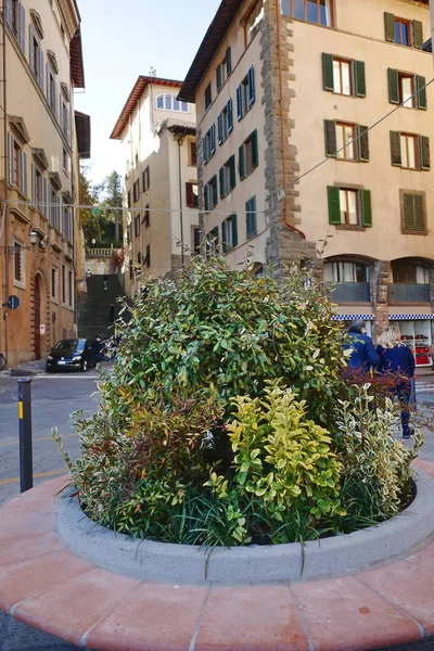 Santa Maria Soprarno-torget i Florens — Stockfoto