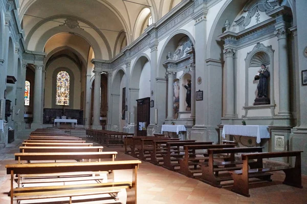 Interior Iglesia San Francesco Chiusi Toscana Italia — Foto de Stock