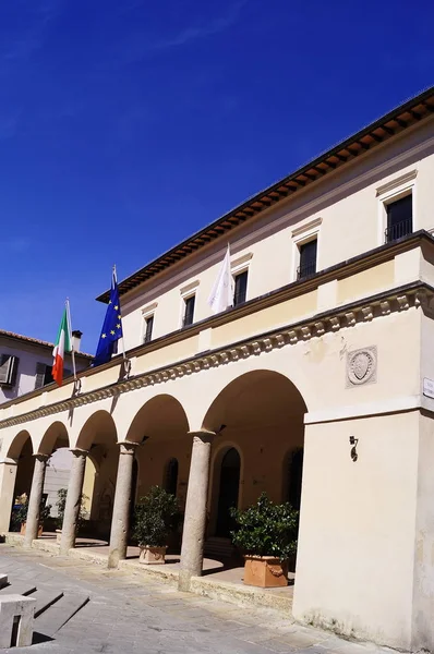 Settembre Piazza Chiusi Toscana Italia — Foto Stock