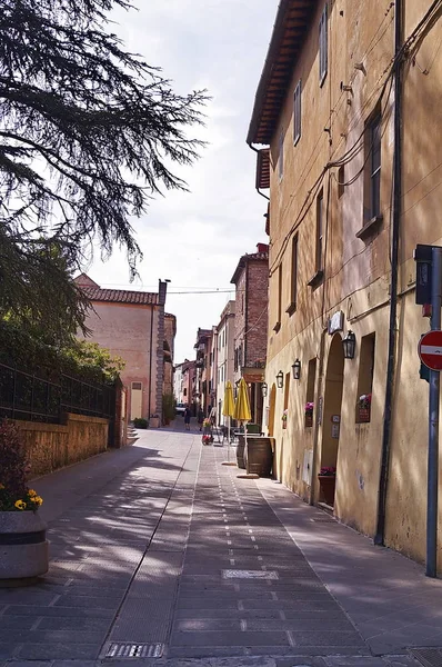 Calle Típica Castglione Del Lago Umbría Italia —  Fotos de Stock