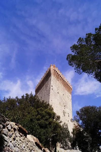 Aslan Kalesi Kulesi Castiglione Del Lago Umbria Talya — Stok fotoğraf