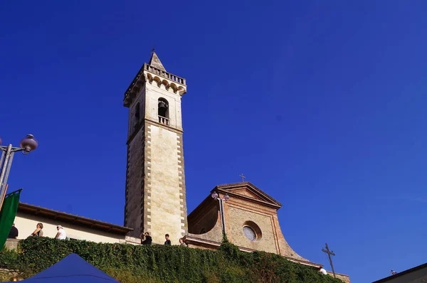 Heliga Korsets Kyrka Vinci Toscana Italien — Stockfoto