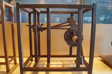 Leonardo Da Vinci tarafından epicsiklik tren cihazı modeli