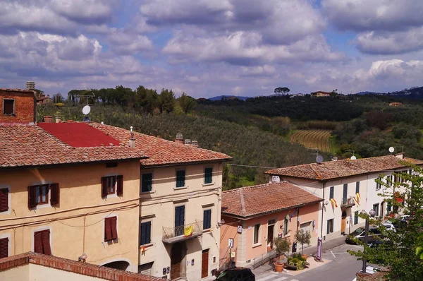 Över Vinci Toscana Italien — Stockfoto