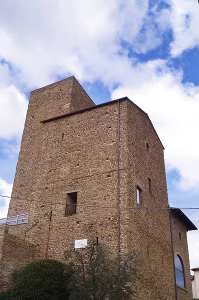 Torre Fortaleza Los Condes Guidi Vinci Toscana Italia — Foto de Stock