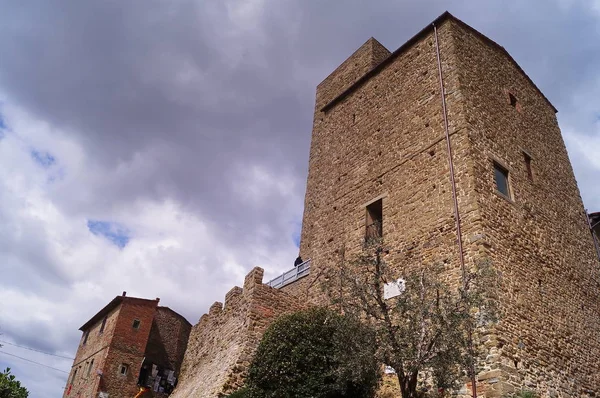 Tour Forteresse Des Comtes Guidi Vinci Toscane Italie — Photo