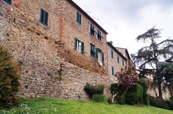 Средневековые Стены Винчи Тоскана Италия — стоковое фото
