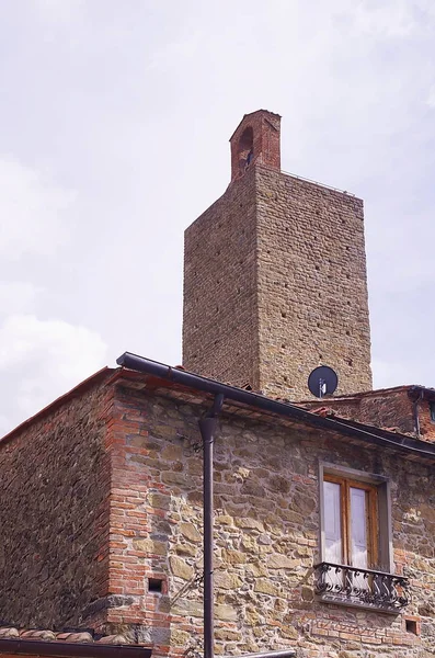 Tårnet Festningen Til Grevene Guidi Vinci Toscana Italia – stockfoto