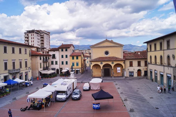 Náměstí Cavour San Giovanni Valdarno Toskánsko Itálie — Stock fotografie