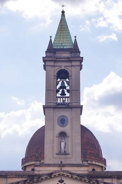 Klocktornet Santa Maria Delle Grazie Basilisa San Giovanni Valdarno Toscana — Stockfoto