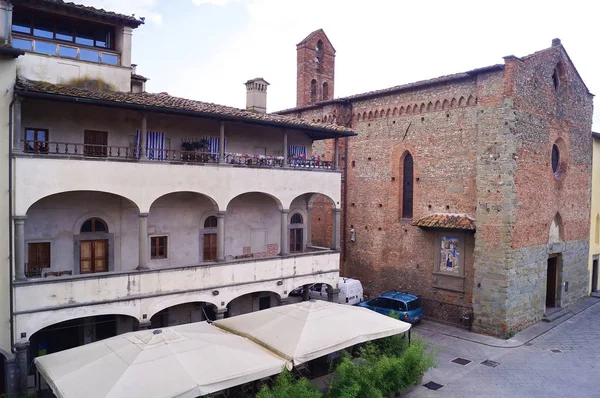 Salviati Sarayı San Lorenzo Kilisesi San Giovanni Valdarno Toskanam Talya — Stok fotoğraf