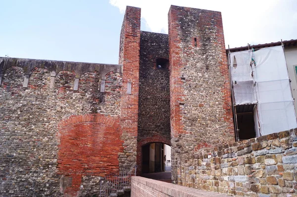 Antike Mittelalterliche Mauern Von San Giovanni Valdarno Toskana Italien — Stockfoto