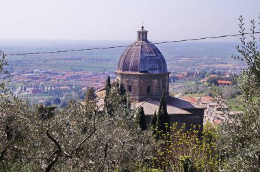 Calcinaio'daki Santa Maria delle Grazie Kilisesi, Cortona, Toskana, İtalya