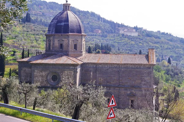 Iglesia Santa Maria Delle Grazie Calcinaio Cortona Toscana Italia —  Fotos de Stock