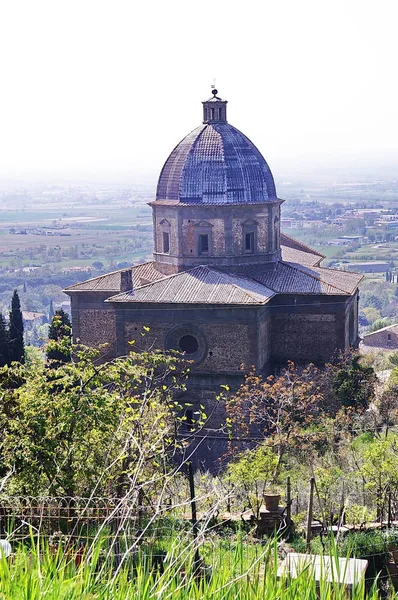 Kerk Van Santa Maria Delle Grazie Calcinaio Cortona Toscane Italië — Stockfoto