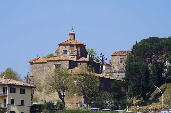 Iglesia Spirito Santo Cortona Toscana Italia — Foto de Stock