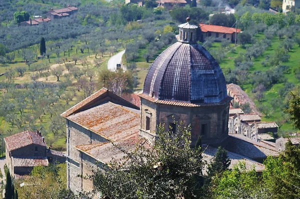 Calcinaio Daki Santa Maria Delle Grazie Kilisesi Cortona Toskana Talya — Stok fotoğraf