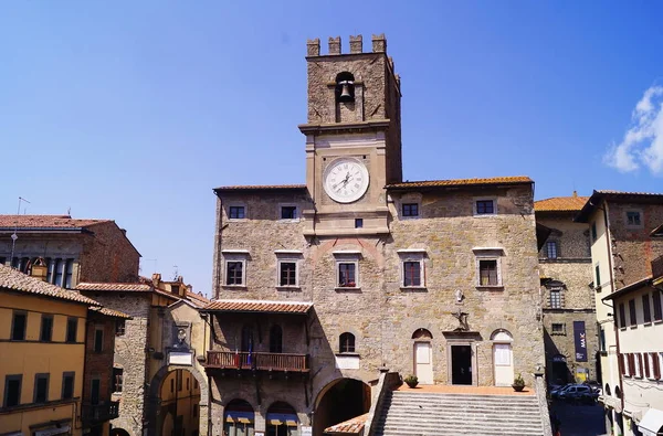 Stadtpalast Cortona Toskana Italien — Stockfoto