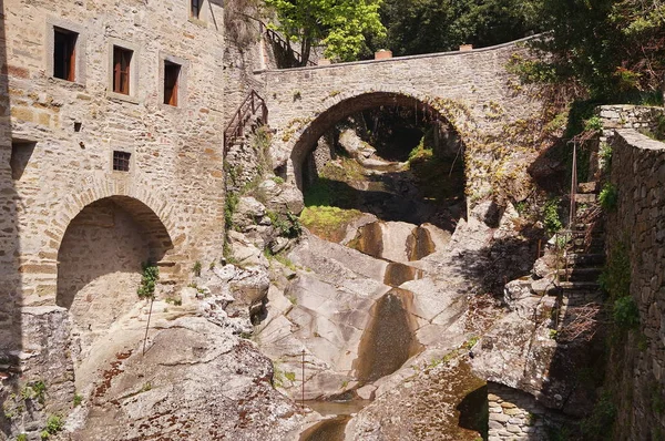 Brook Celle Franciscan Hermitage Cortona Toskania Włochy — Zdjęcie stockowe