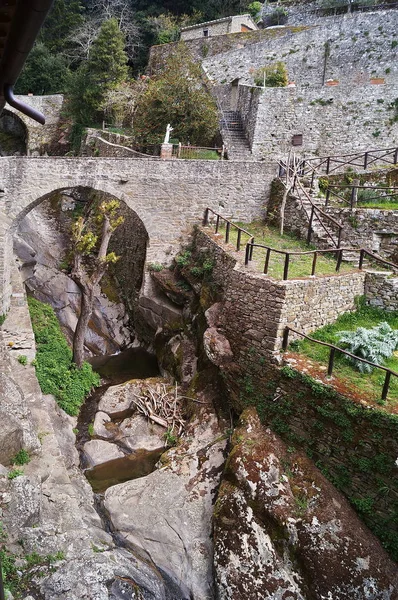 Brook Celle Fransisken Hermitage Cortona Toskana Talya — Stok fotoğraf