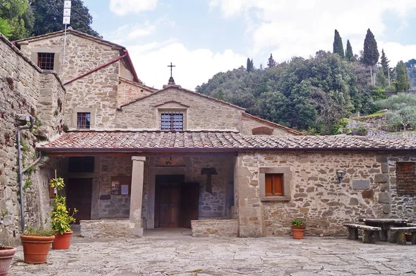 Kerk Celle Franciscaner Hermitage Cortona Toscane Italië — Stockfoto